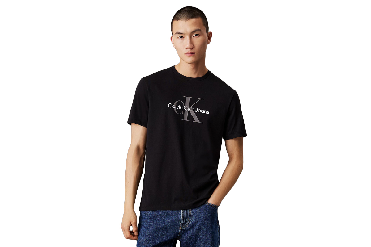 Tricou Calvin Klein SS HERO MONOGRAM TEE30S EU OPT Male