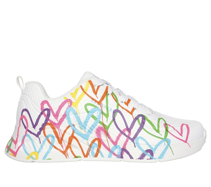 Pantofi sport Skechers UNO LITE - HEART OF HEARTS Femei