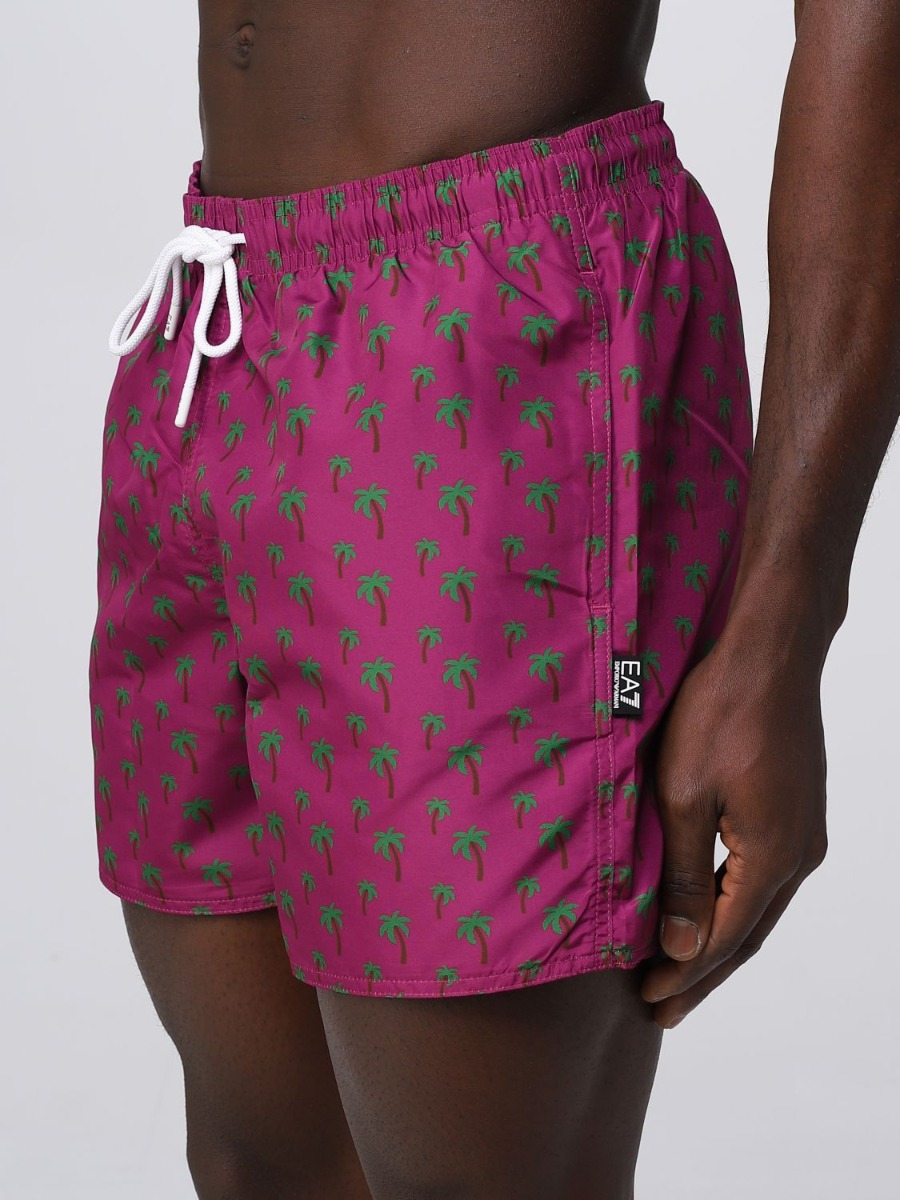 Sort De Baie EA7 M Graphic Series Boxer Tropical Male 