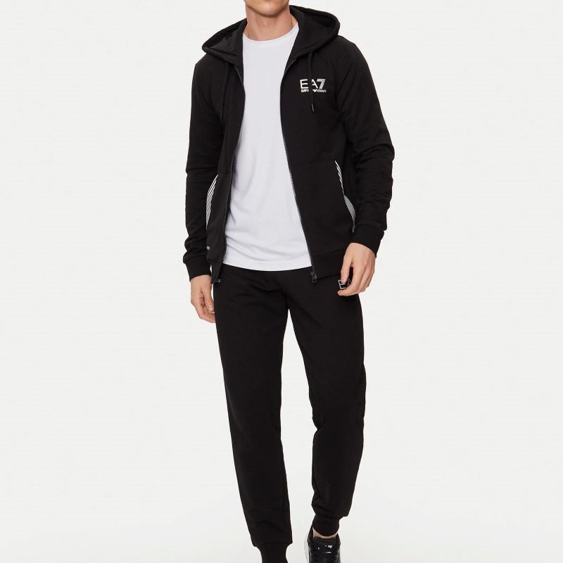 Trening EA7 M T-SUIT HOODIE FZ COFT Barbati