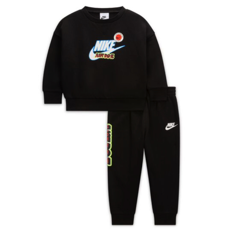 Trening Nike NKB B NSW SOA FLEECE CREW SET Copii