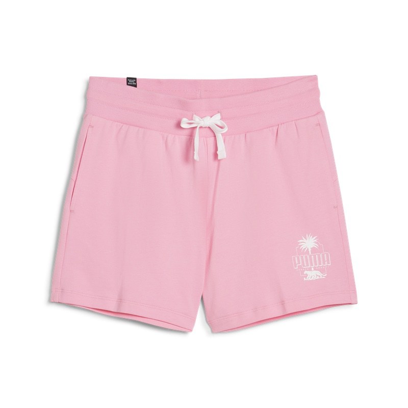 Sort Puma ESS+ PALM RESORT Shorts Femei