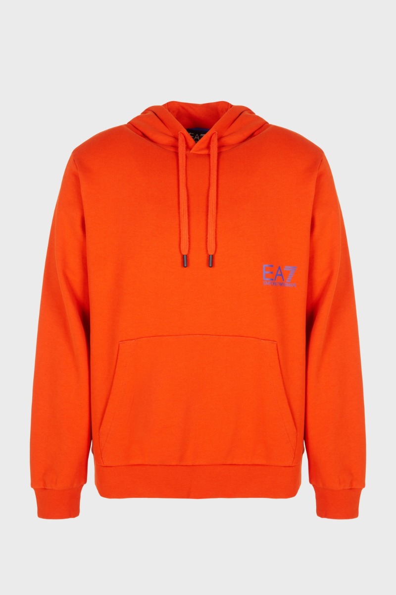 Hanorac EA7 M HOODIE RN OVERSIZE FLOCK LOGO BACK Barbati