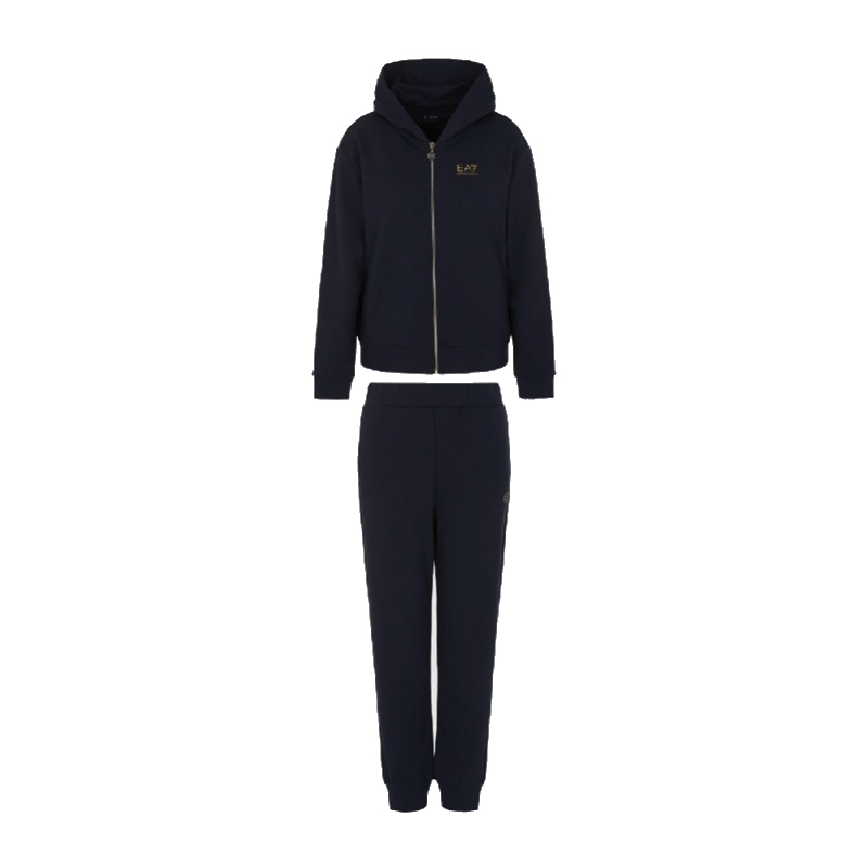 Trening EA7 W T-SUIT HO FZ PANTS CH ESSENTIAL Femei