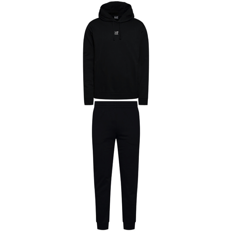 Trening EA7 M T-SUIT HOODIE RN CH COFT Male