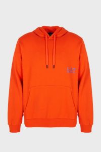 Hanorac EA7 M HOODIE RN OVERSIZE FLOCK LOGO BACK Barbati