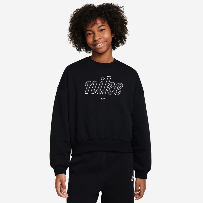 Bluza Nike G NSW CLUB FLC BXY CRW GX STAR Copii