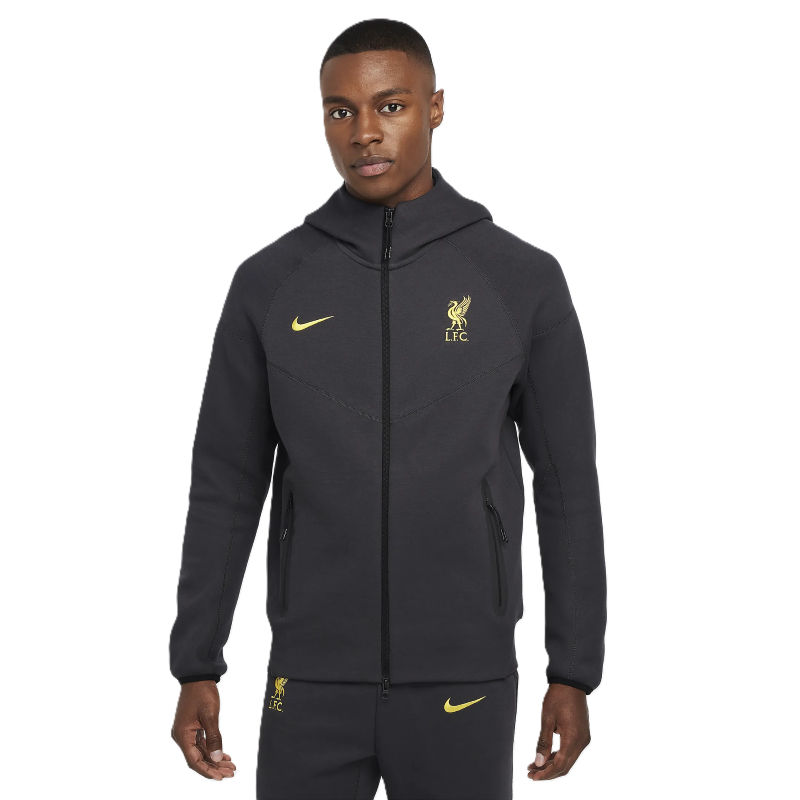 Bluza cu fermoar Nike LFC M NSW TCH FLC HOODIE FZ WR 3R Barbati